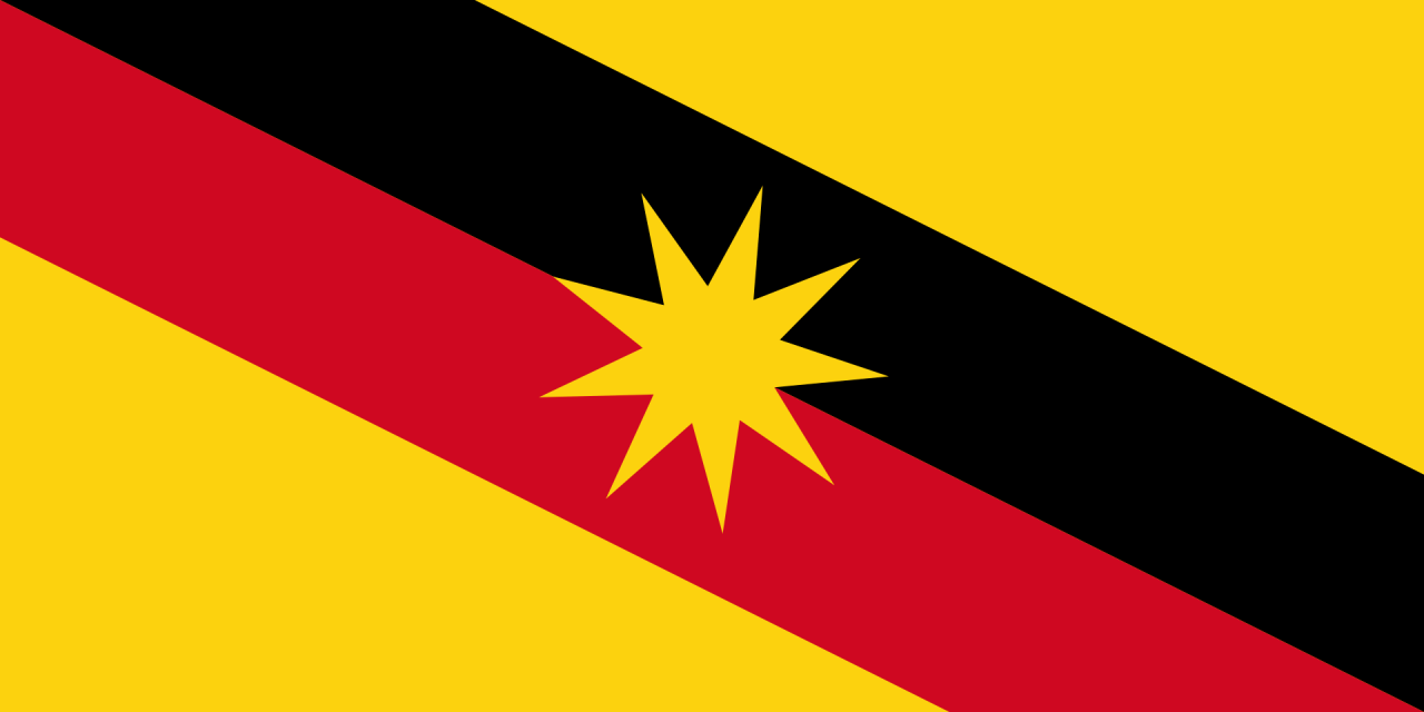 Flag of the Malaysian state of Sarawak. One of my new favorites. So many flags in the world. Every time you think you’ve seen them all, you find more! from /r/vexillology
Top comment: !wave