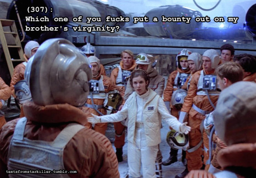 gondalsqueen: textsfromstarkiller: (307): Which one of you fucks put a bounty out on my brother