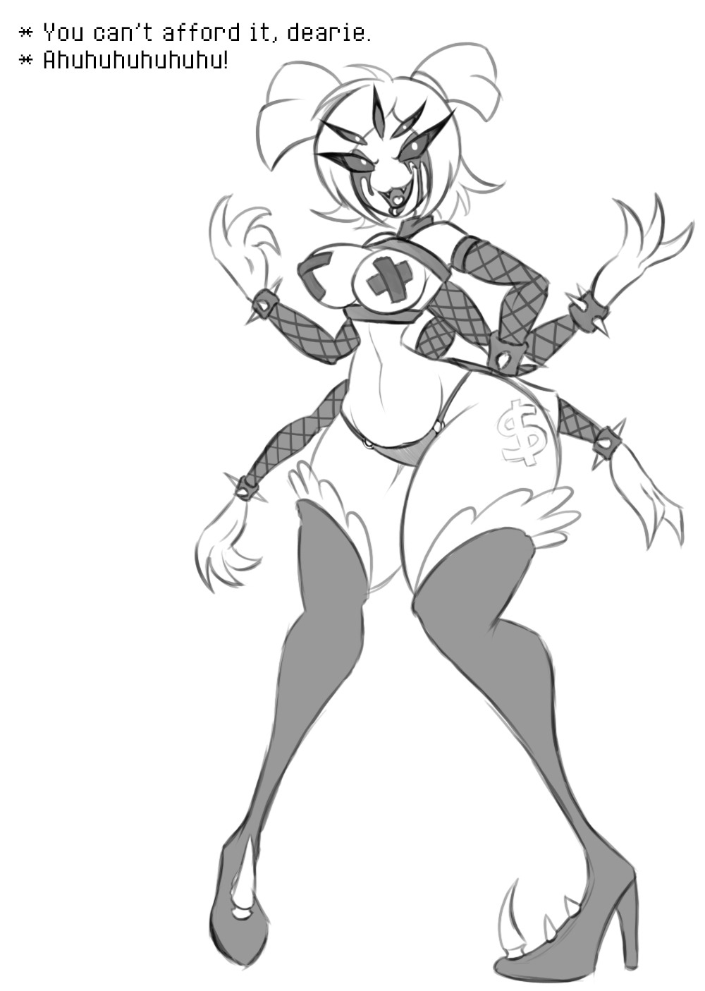 clxcool:  lil-miss-eidi:  Gothy Prostitute Muffet or summat? Yiz pliz.  @idrawsmutinmysparetime.