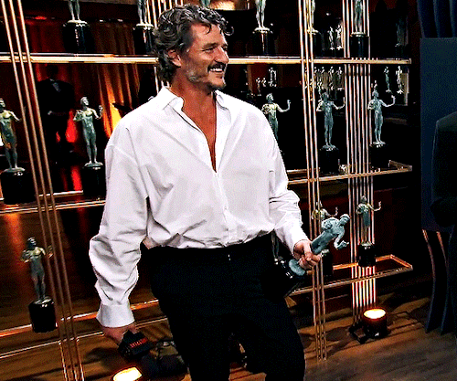 PEDRO PASCAL Outstanding Male Performance In A Drama Series For "The Last Of Us" At The SAG Awards (Feb