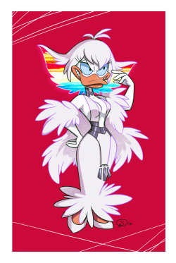 slbtumblng:  epicaistar:  I think she would fit pretty well in in the duck universe.:3 What do you think?  I think that You thought I’m going to reblog this so bad :D  &lt;3 &lt;3 &lt;3