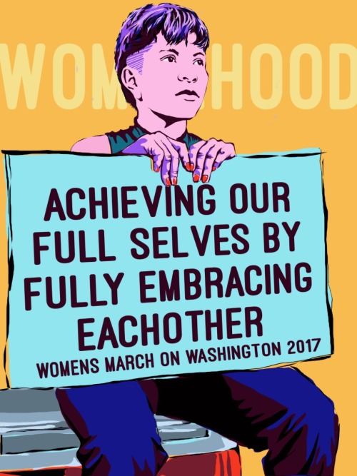 The 5 designs selected by the Amplifier Foundation’s Public call for ART FOR THE WOMEN’S MARCH ON WA