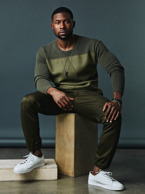 flawlessgentlemen: Trevante Rhodes photographed by Erik Umphery for Essence (2016)