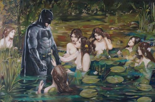 ymutate:Janusz Orzechowski - Batman and the Nymph