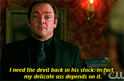 tardiel:  supernatural meme » three demons   [1/3] crowley   