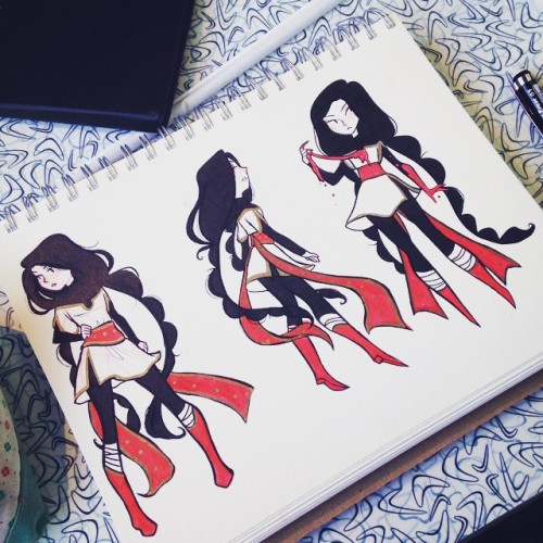 mayakern:  can’t remember if i posted these doodles of saidi or notfrom my instagram
