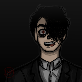 Just A Doodle That I Did Of Darkiplier On My Laptop
