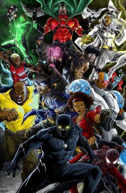 Black Action Figures, Superheroes, & Comics