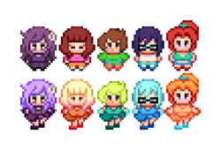 Icingbomb: I Think It’s Time To Post Them Now~ Some Smol Pixels I Made For @Dedalothedirector​,