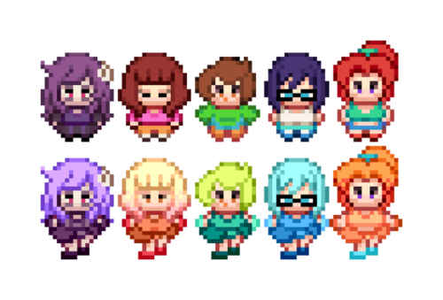 icingbomb: I think it’s time to post them now~ Some smol pixels i made for @dedalothedirector​