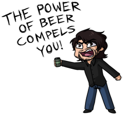 thebilliamhargrove:  THE POWER OF BEER COMPELS