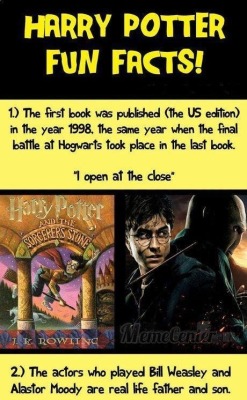 priaposts:  Harry potter facts. 
