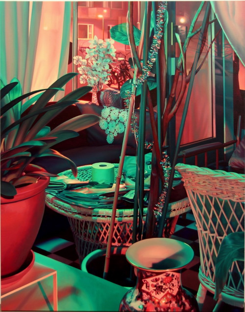 Pauliina Pietilä (Finnish, b. 1982, Illmajoki, Finland, based Malmö, Sweden) - 1: Parlor, 2016  2: S