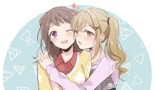 wholesomeyuri: ✧･ﾟ: *✧ She’s Mine ✧ *:･ﾟ✧♡ Characters ♡ : Kasumi Toyama ♥ Arisa IchiGAY