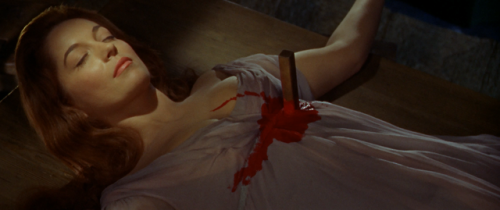 spookshowvixens:The short and tragic unlife of Helen Kent (Barbara Shelley) in 1966′s Dracula 