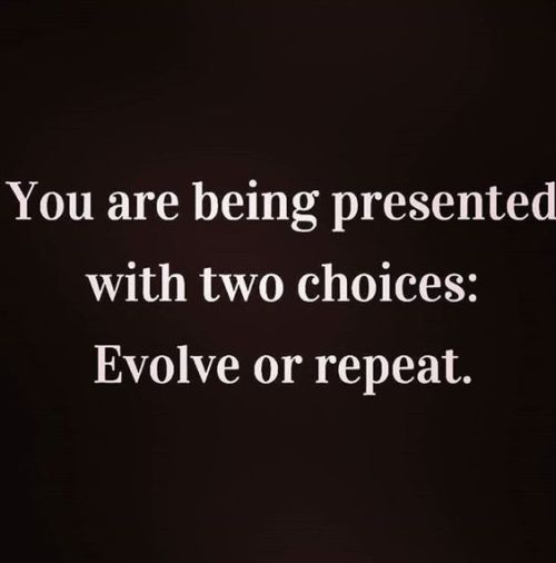 yellowtailbirdy:Evolve or Repeat It sounds so simple, doesn’t it?