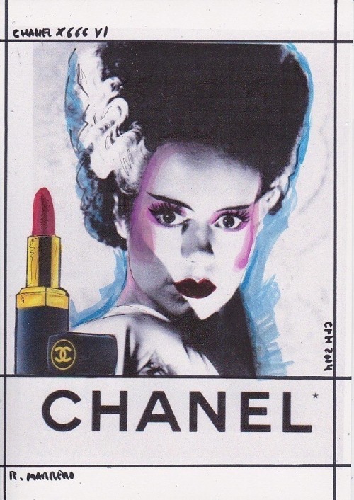 Roberta Marrero, Chanel X 666 Series: Elvira, Mistress Of The Dark; Bride Of Frankenstein; Lily Munster;