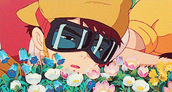 mochichou:     Studio Ghibli + ✿ Flowers    