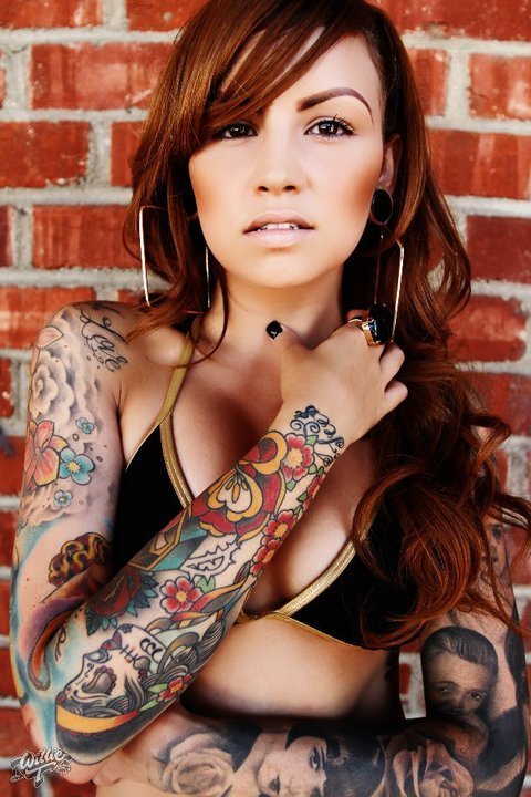 Hot girls with tattoo sleeves