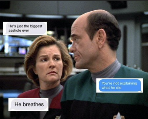 Star Trek Voyager + Texts