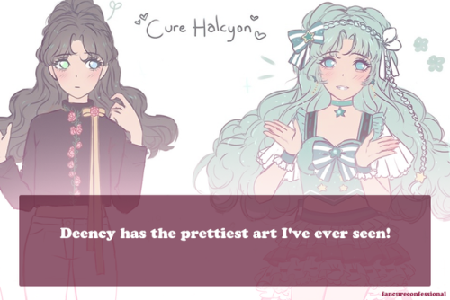 fancureconfessional: “Deency has the prettiest art I’ve ever seen!” Art source   C