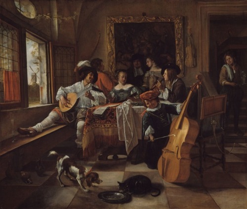 The Family Concert, Jan Steen, 1666, Art Institute of Chicago: European Painting and SculptureGift o