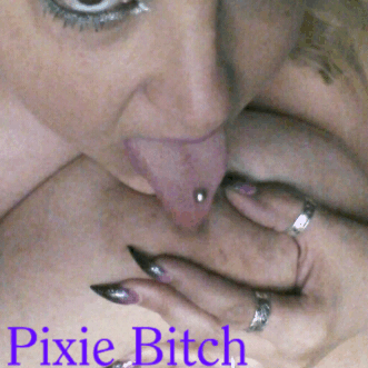 pixie-bitch75:  Enjoying Titty Tuesday… jealous? Lol 💜kisses,pixie💜 