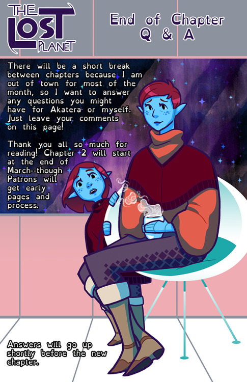 redgryphon: lostplanetcomic:  First off I want to say thank you all SO much for supporting me over t