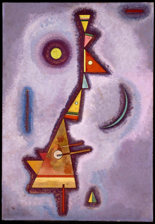 Stubborn (Hartnäckig), Vasily Kandinsky, 1929, Brooklyn Museum: European ArtSize: 27 ¾ x 19 1