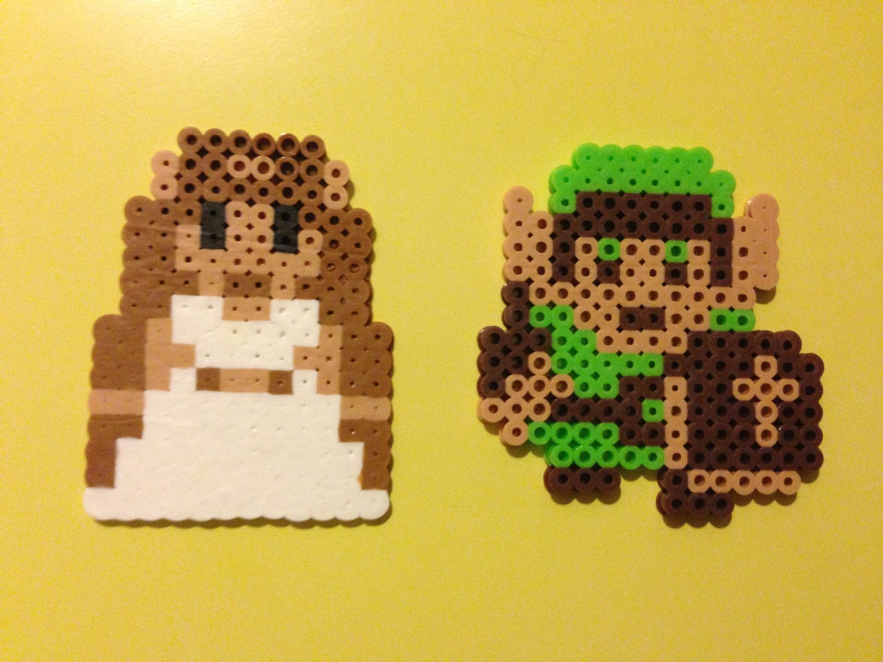 Perler Beads A White Dress Clad Zelda With My Previously Made
