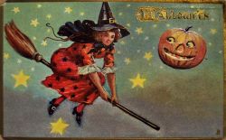 gravesandghouls:  Halloween Postcards c.