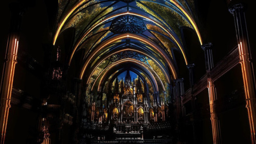 thattallnerdybean:mymodernmet:19th-Century Gothic Church Is Transformed into an Immersive Wonderland