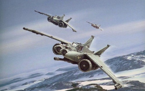 captainblacklobster: The Lightning fighter craft is mainly used by the Imperial Navy for establishin