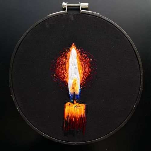 embroiderycrafts:Light In The Darkness by Chloe Amy Avery bymtlgrems