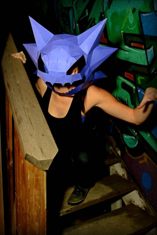Papercraft Pokemon Halloween Masks made by RPScreations