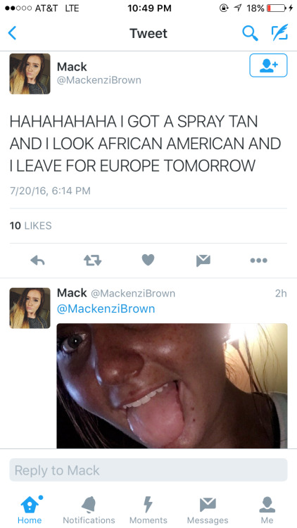 dysfunctunal:baptsim:reverseracism:can y'all go and report this Twitter? At least go and let know th