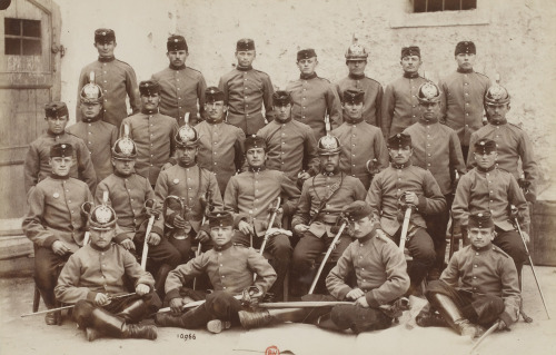 Austro-Hungarian dragoons and hussars, 1890s.