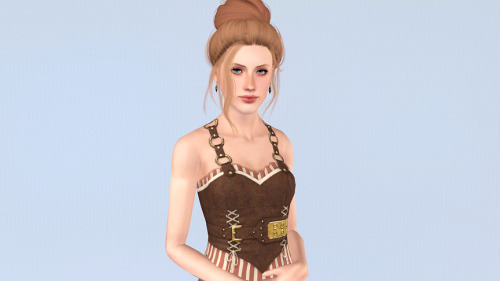 parystrange: Carol’s Tanktop This is another store top I really like, from the Steampunk Savvy set,