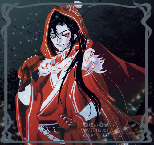 Merry HualianXmas! Do gege love San Lang&rsquo;s gift?I want to thank people who support my art on T