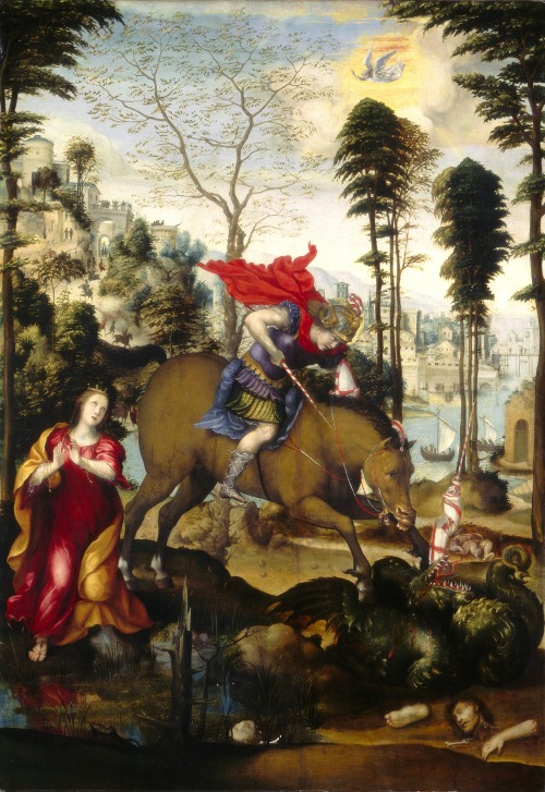 St. George and the Dragon, Il Sodoma (Giovanni Antonio Bazzi), ca. 1518