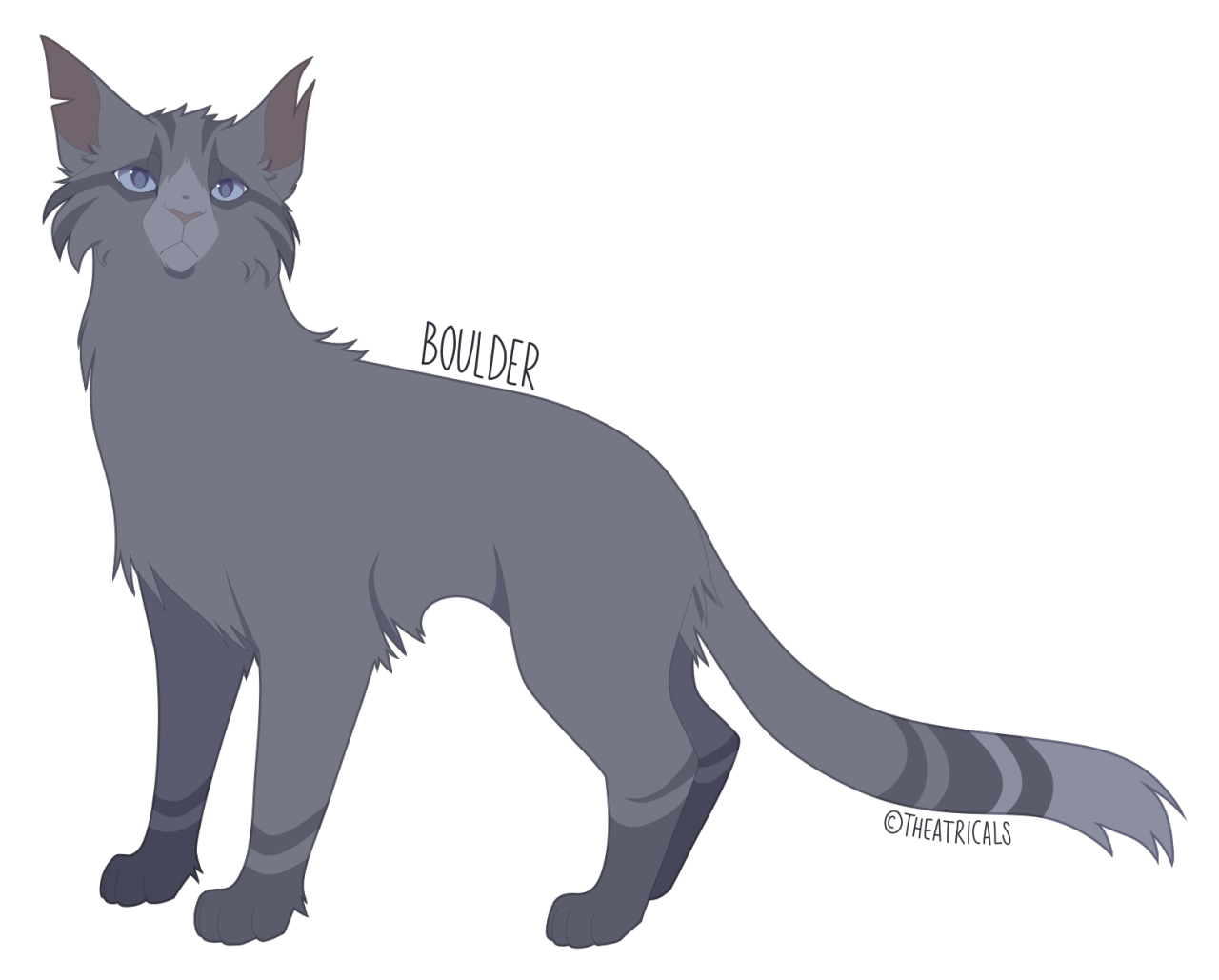 warrior cat designs — Boulder Elder of ShadowClan “That's right