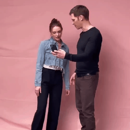 Danielle Rose Russel And Joseph Morgan In March 25th, 2023 Dream It Con Paris, France