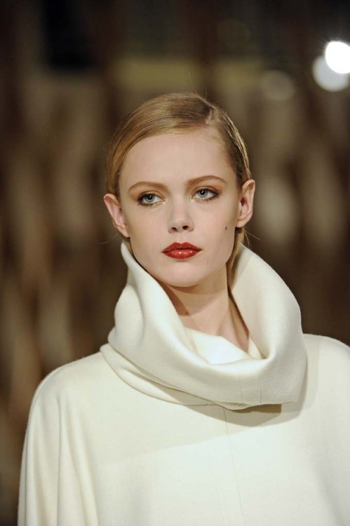 queenfrida: Frida Gustavsson at Hermès F/W 2011