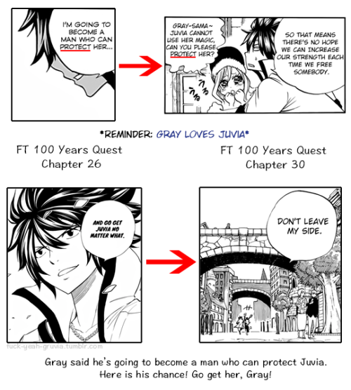fuck-yeah-gruvia: It’s been confirmed to the readers multiple times that Gray loves Juvia; the