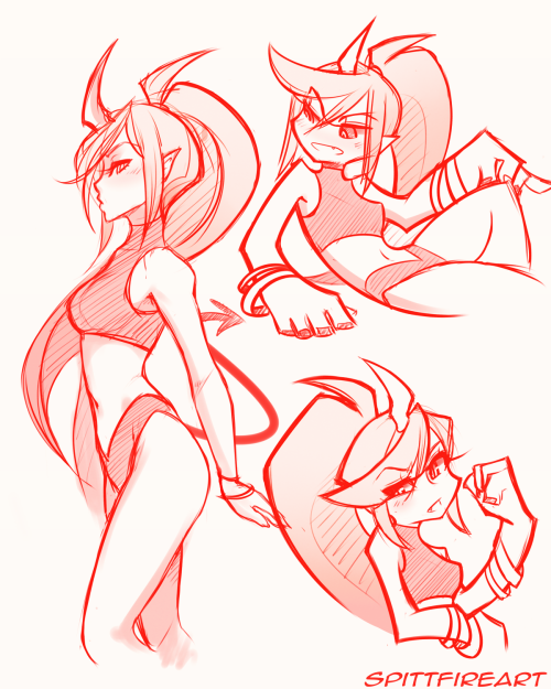 spittfireart:  Kneesocks and Panty from my summer sketch pack I did with squiby-art earlier this summer! Thought I’d post them up since they’ve served their purpose. 