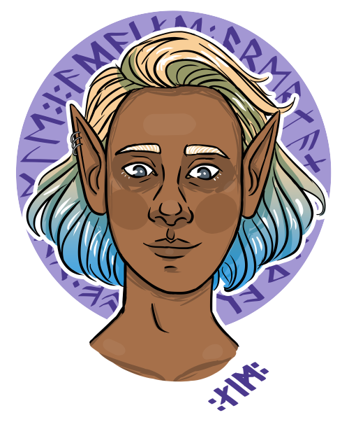 adaine:kyberbonsai:Adaine Abernant: bright elven everybody’s oracle, powerful divination wizard, swe