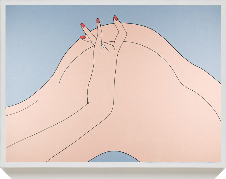 glamourtramp:  1 / photograph x sam sulam 2 / painting x john wesley 3 / self portrait