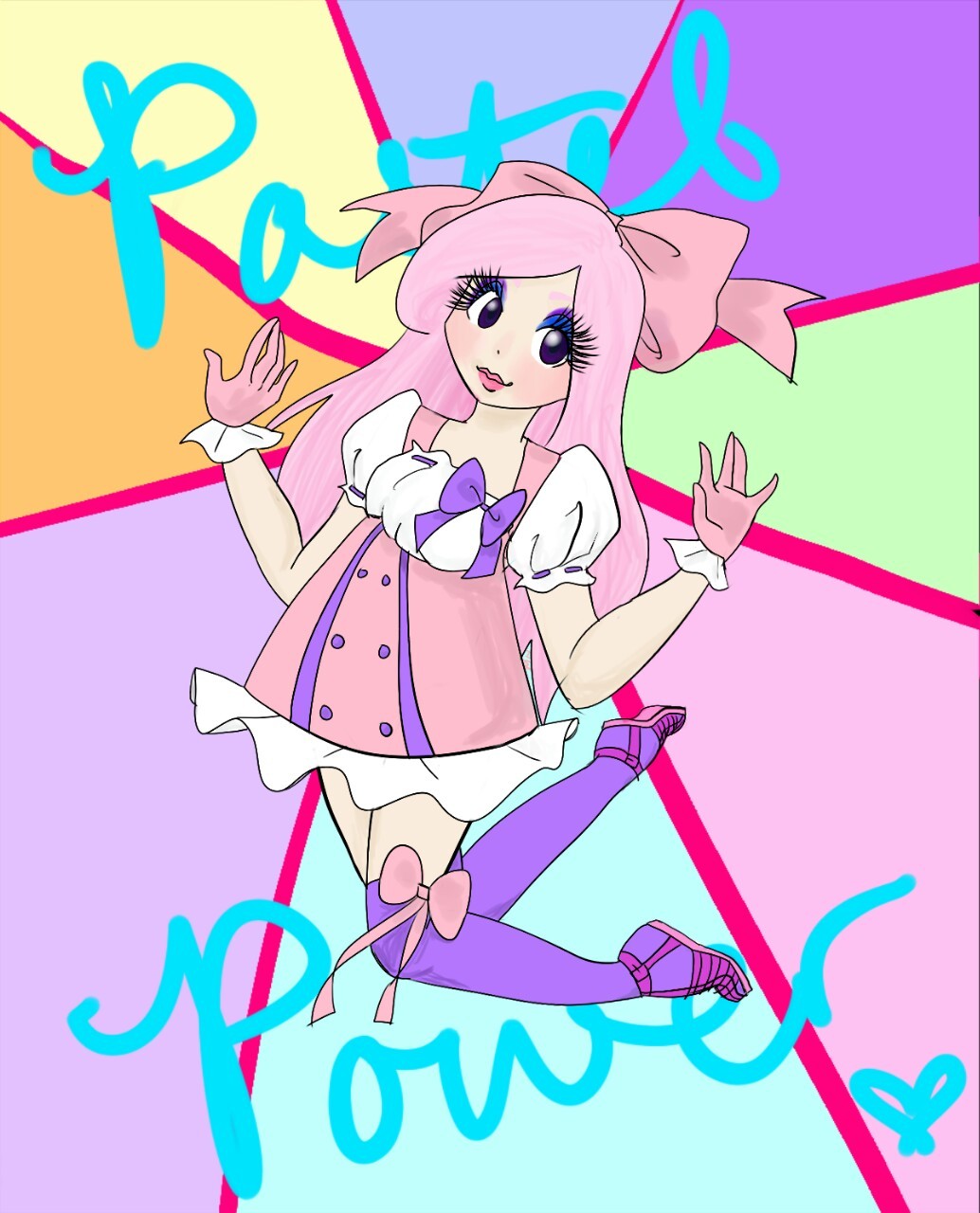 mentalblush:  Pastelcutie as a magical girl! ^^ The outfit is kinda simple but oh