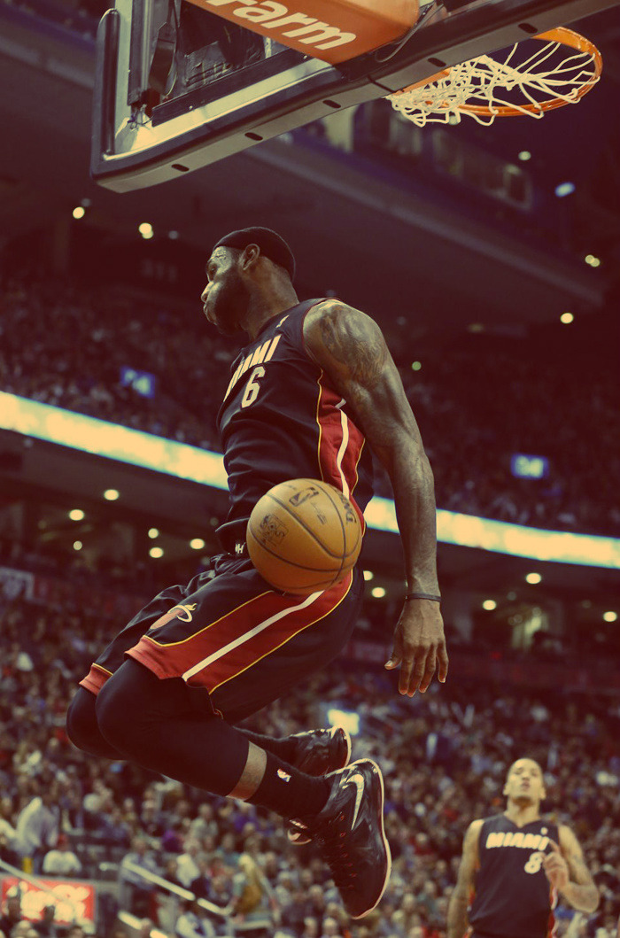 fyeahbballplayers:  LeBron James | 27 Pts - 6 Rebs - 3 Asts. 