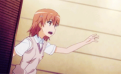  I don’t see Tokiwadai’s Level 5 Railgun in front of me, but Misaka Mikoto onee-sama — who’s rough and childish but kind to her juniors.  